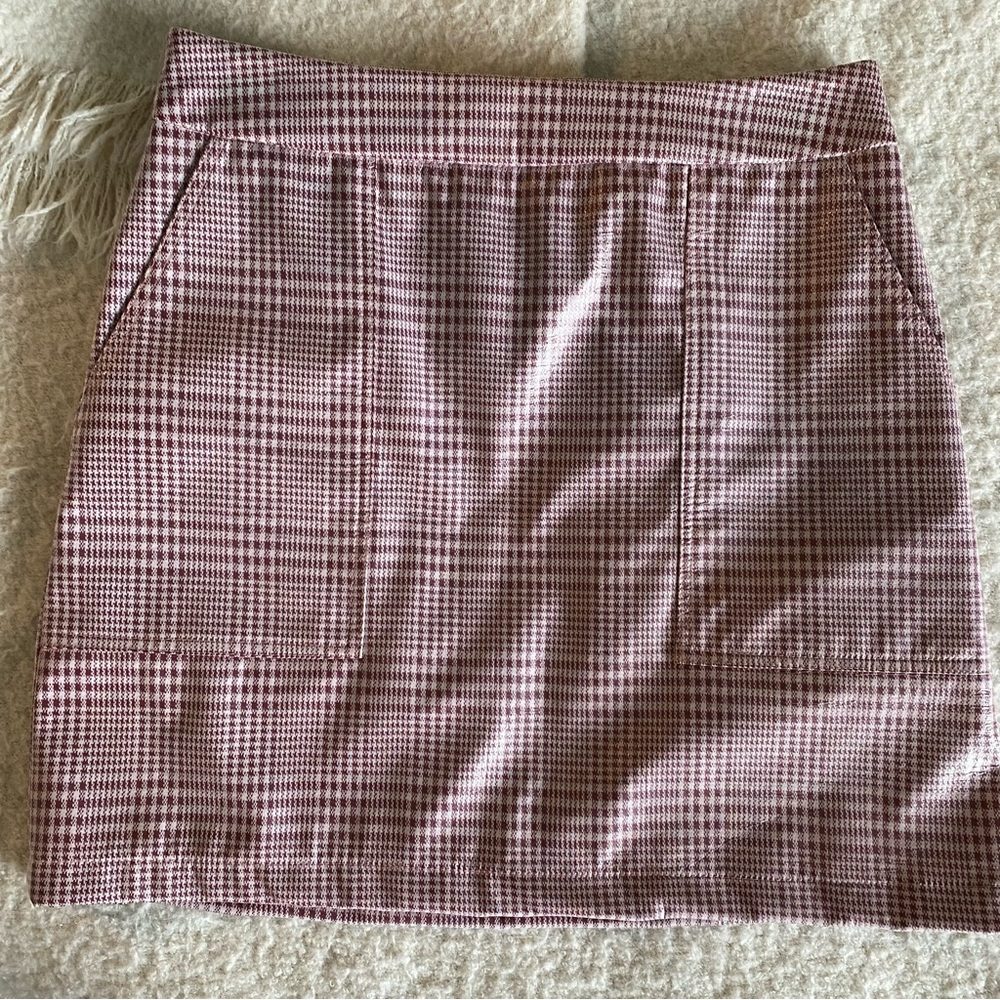 Fung Lan & Co. Plaid Mini Skirt